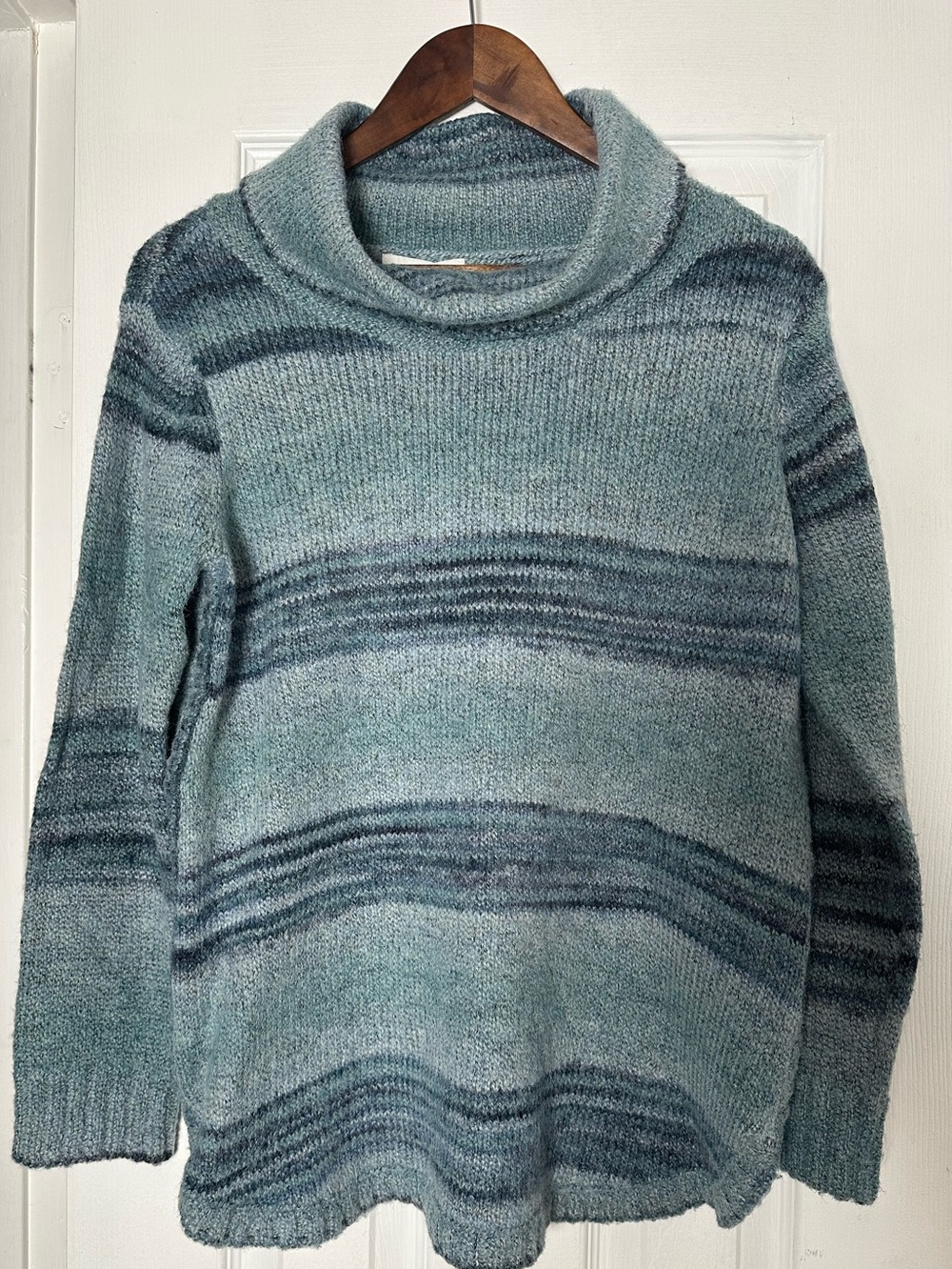 Coldwater Creek Women's Cowl Neck Tunic Sweater Size Petite Medium (8-10)
